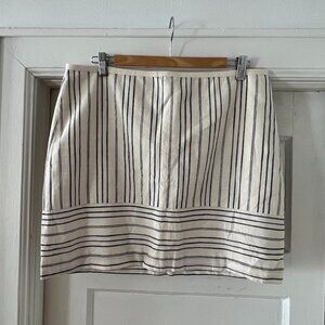 Madewell Striped Miniskirt